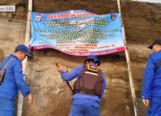 Status Gunung Anak Krakatau Siaga, Polda Lampung Pasang Papan Imbauan di Jalur Menuju GAK