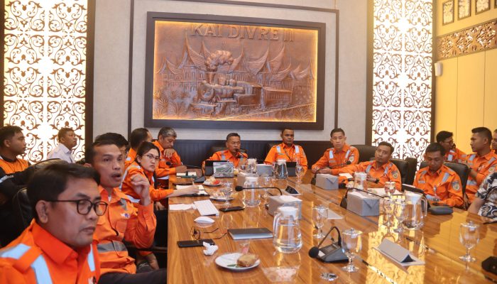 Perkuat Budaya Keselamatan, KAI Divre II Sumbar Gelar Rapat Safety Committee Pertama Juli 2026
